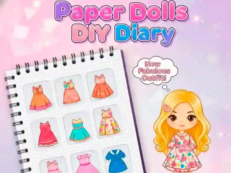 Juego Diario de muñecas de papel DIY en línea