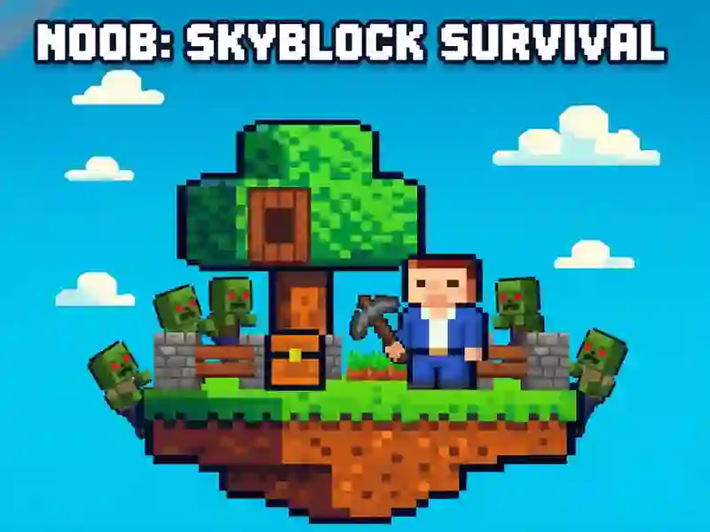 Juego Noob: Supervivencia en Skyblock en línea
