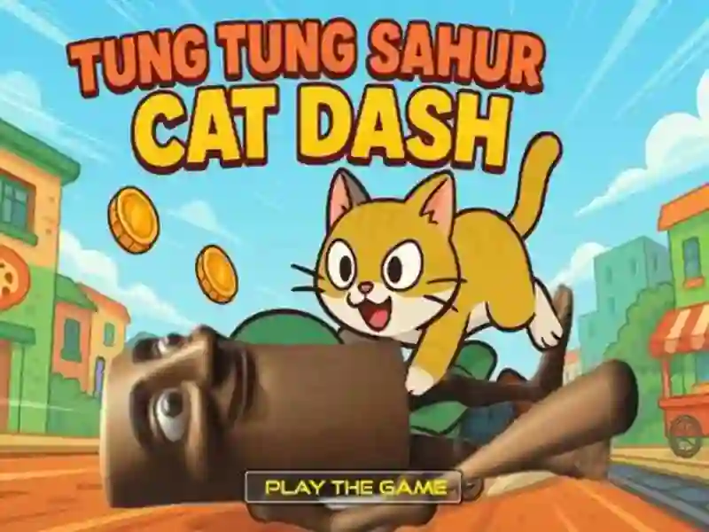 Juego Tung Tung Sahur Cat Dash en línea