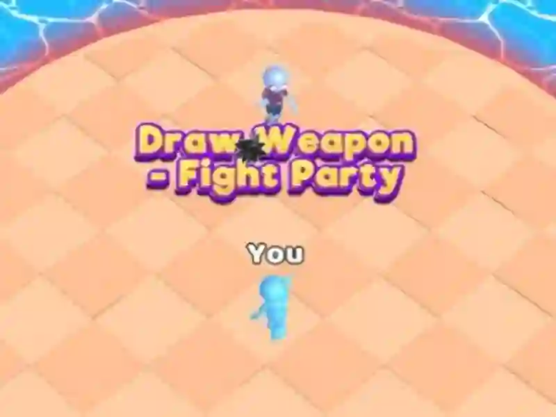 Juego Dibujar arma- fiesta de pelea en línea