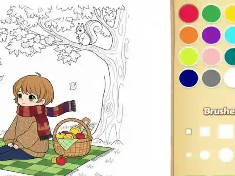 Juego Libro para colorear acogedor para niños en línea