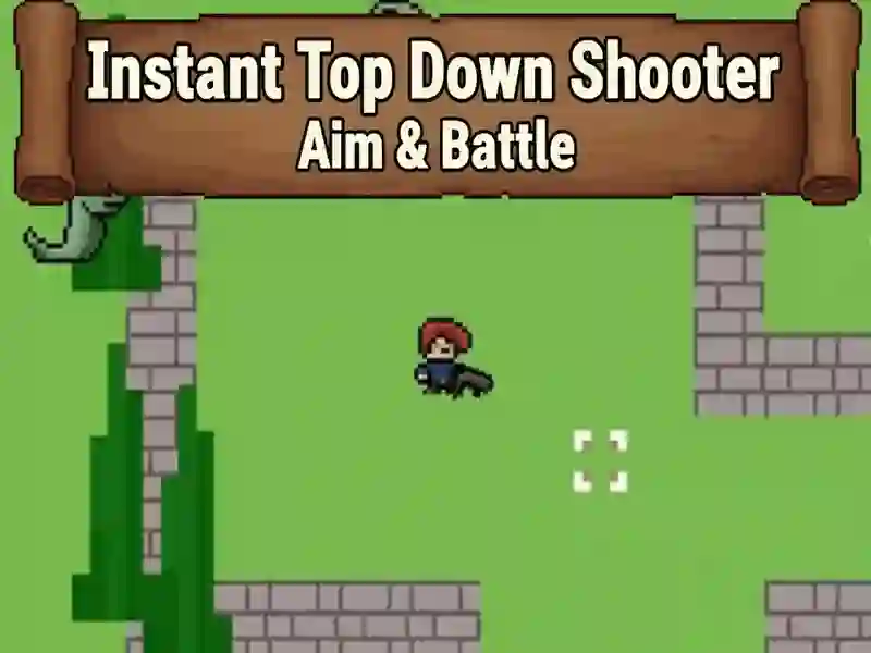 Juego Objetivo y batalla instantáneos de disparos de arriba hacia abajo en línea