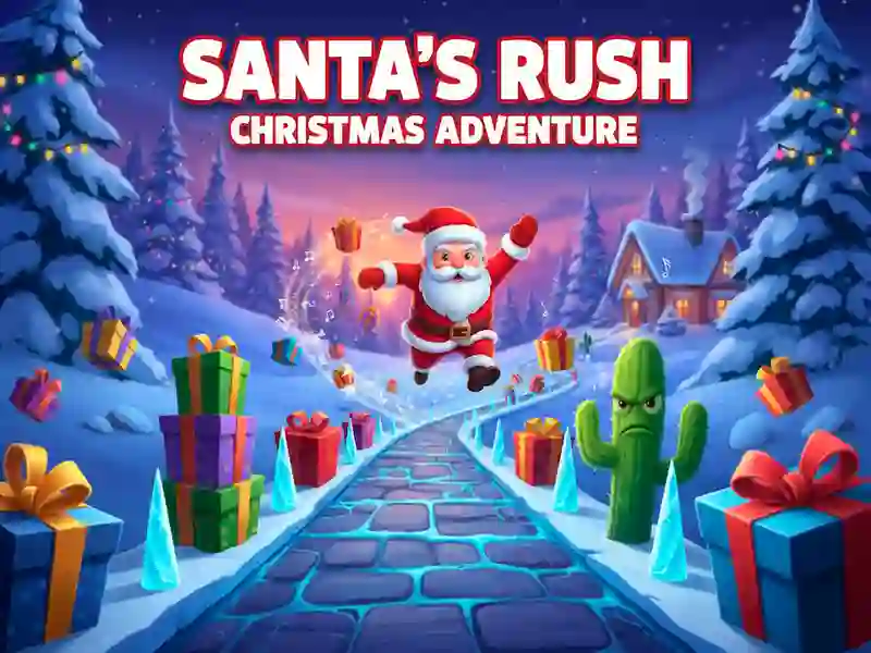 Juego La aventura navideña de Santa's Rush en línea