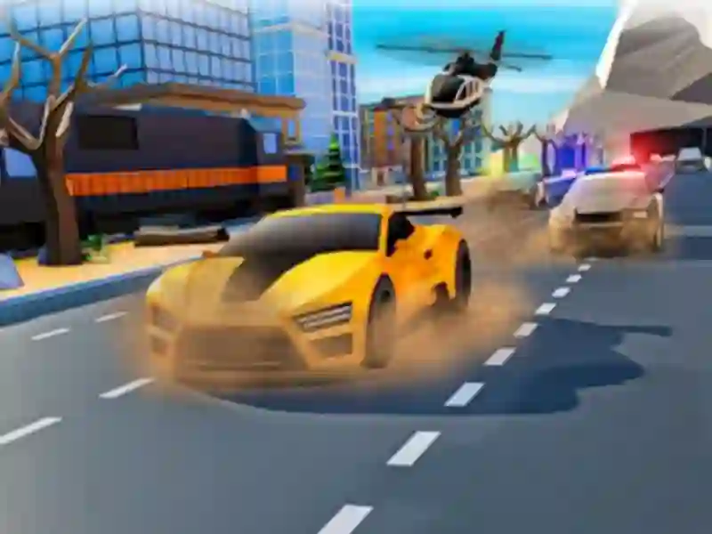Juego Police Car Chase Zigzag Escape 3d en línea