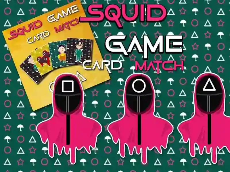 Juego Partido de la tarjeta de memoria del juego de calamar en línea