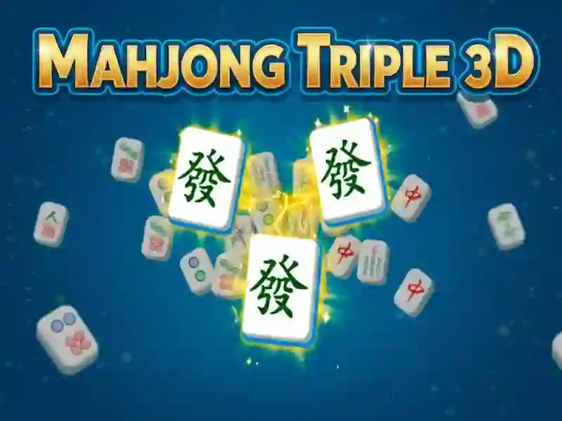 Juego Mahjong Triple Juego de fichas 3D en línea