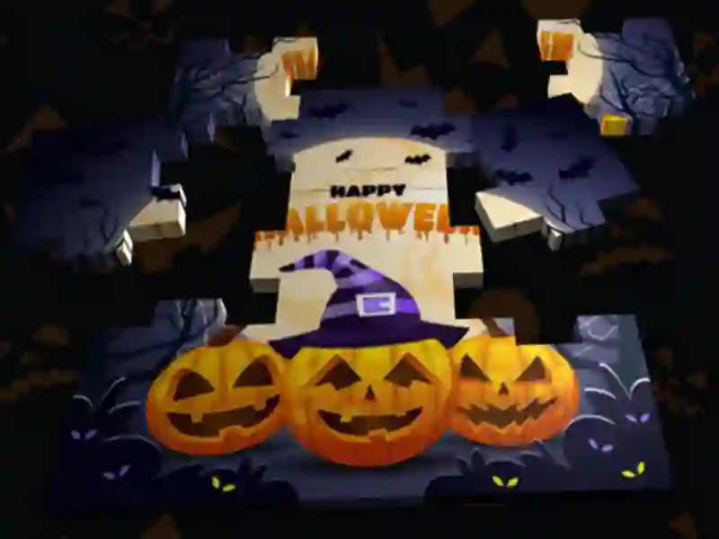Juego Rompecabezas de Halloween 3D en línea Juego Rompecabezas de Halloween 3D en línea