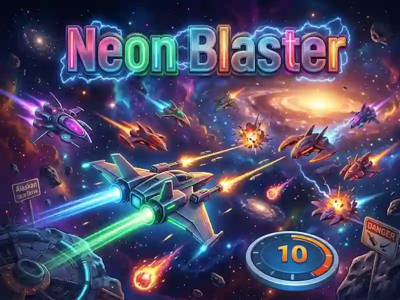 Juego Neon Blaster en línea