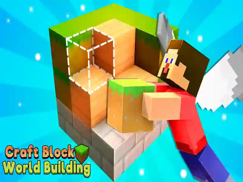 Juego Edificio del mundo de bloques de artesanía en línea