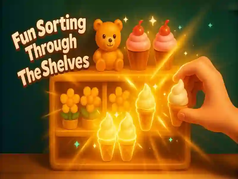 Juego Diversión clasificando los estantes en línea Juego Diversión clasificando los estantes en línea