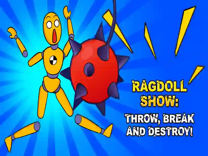 Juego Ragdoll Show: ¡Lanza, rompe y destruye! en línea