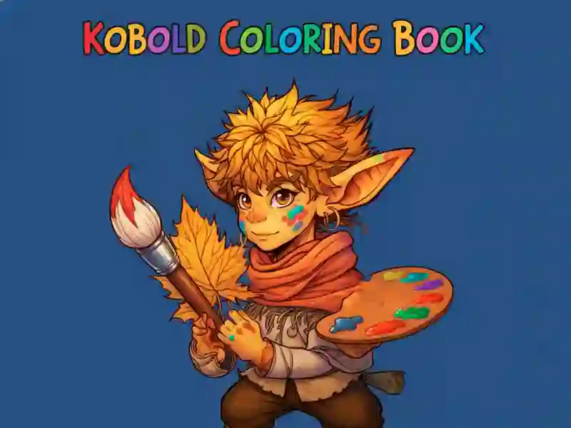 Juego Libro para colorear Kobold en línea