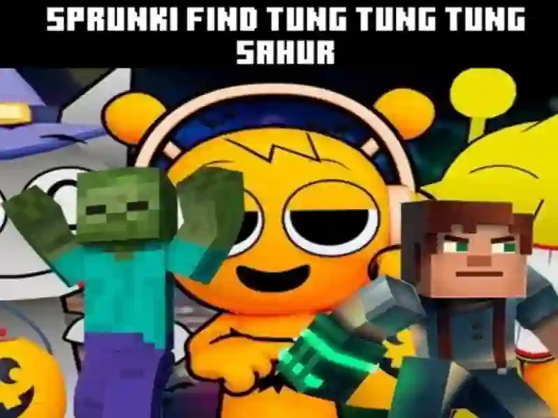 Juego Sprunki encuentra tung tung tung sahur en línea