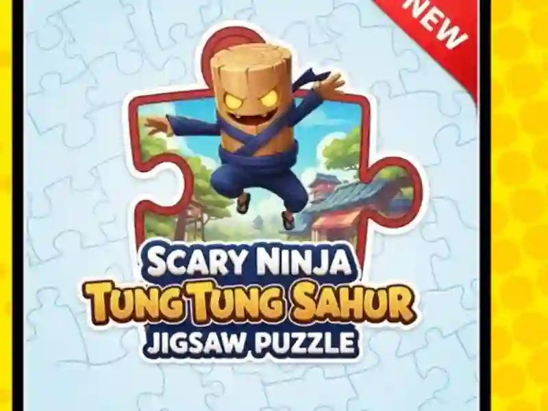 Juego Scary Ninja Tung Tung Sahur Jigsaw rompecabezas en línea