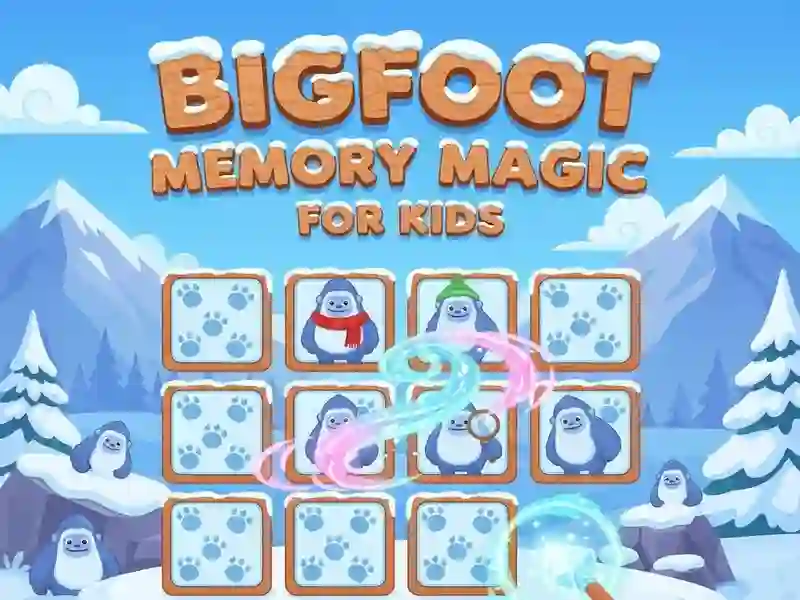 Juego Magia de memoria de Bigfoot para niños en línea