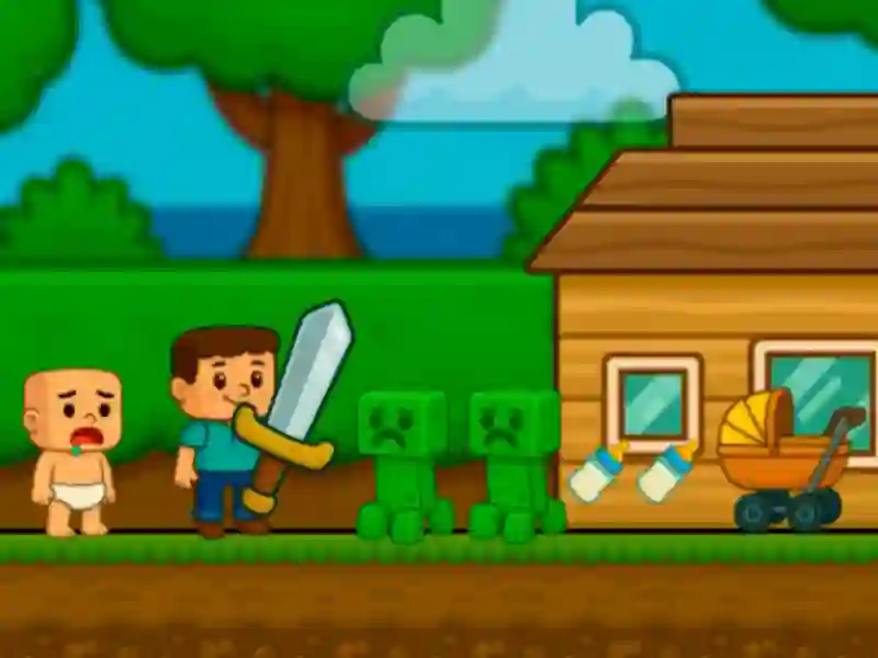 Juego Baby Noob ayuda! Steve en línea