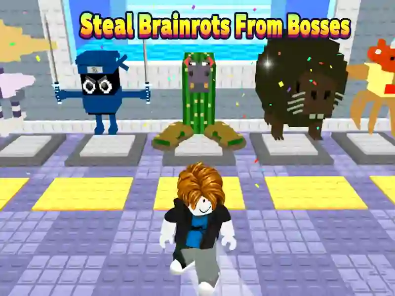 Juego Roba Brainrots a los jefes en línea