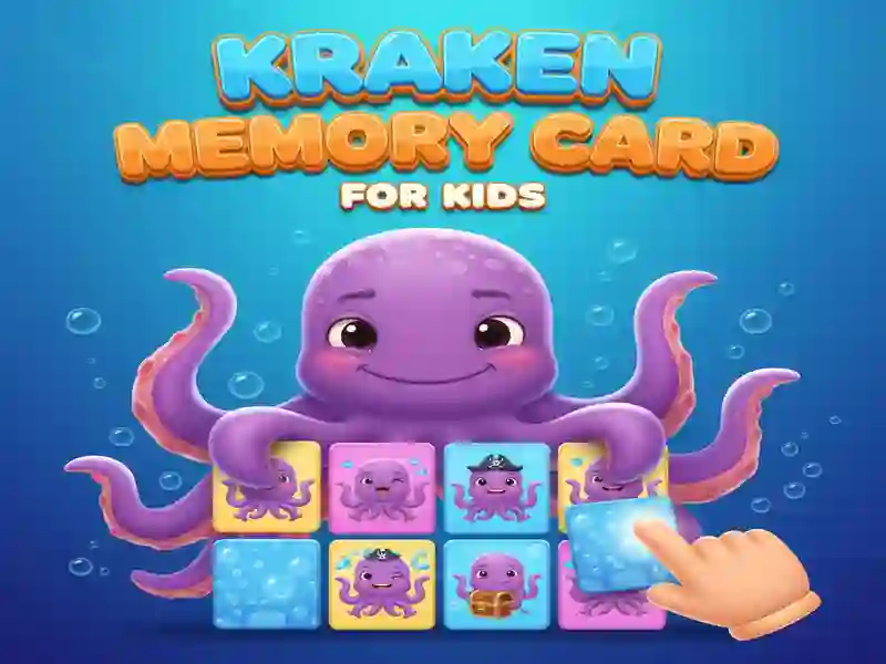 Juego Tarjeta de memoria Kraken para niños en línea