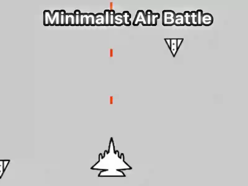 Juego Batalla aérea minimalista en línea