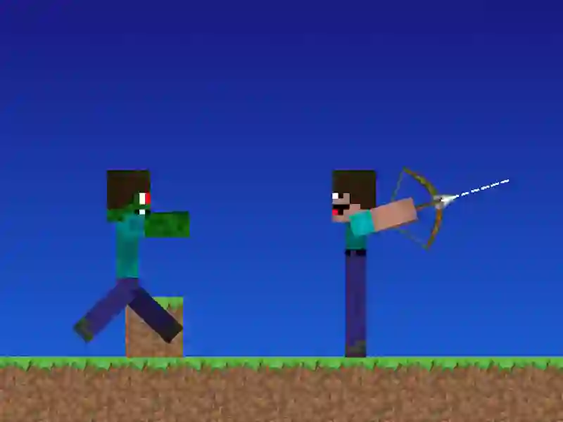 Juego Noob vs pro pero arqueros minecraft en línea