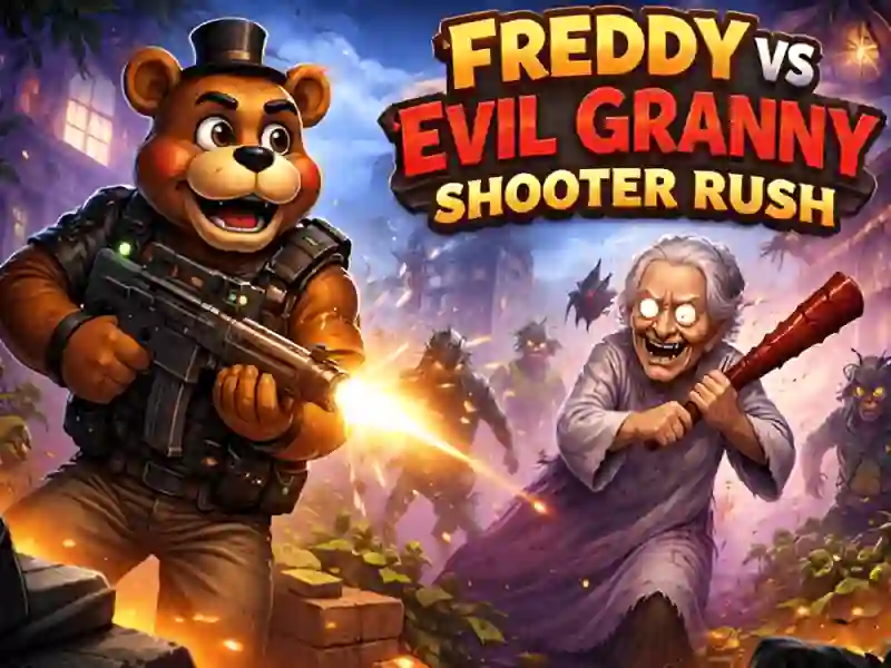 Juego Freddy vs Evil Granny Shooter Rush en línea