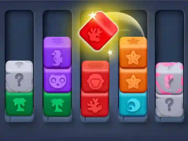 Juego Ordenar bloques de colores en línea Juego Ordenar bloques de colores en línea