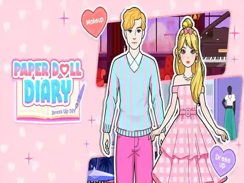Juego Diario de muñecas de papel: vestida de bricolaje en línea