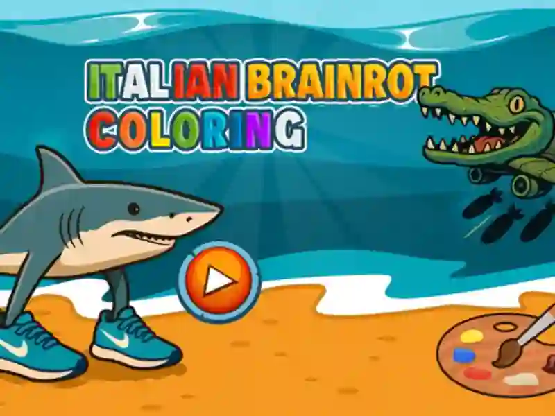 Juego Coloración italiana Brainrot en línea