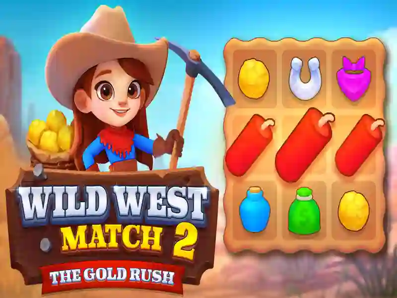 Juego Wild West Match 2: la fiebre del oro en línea