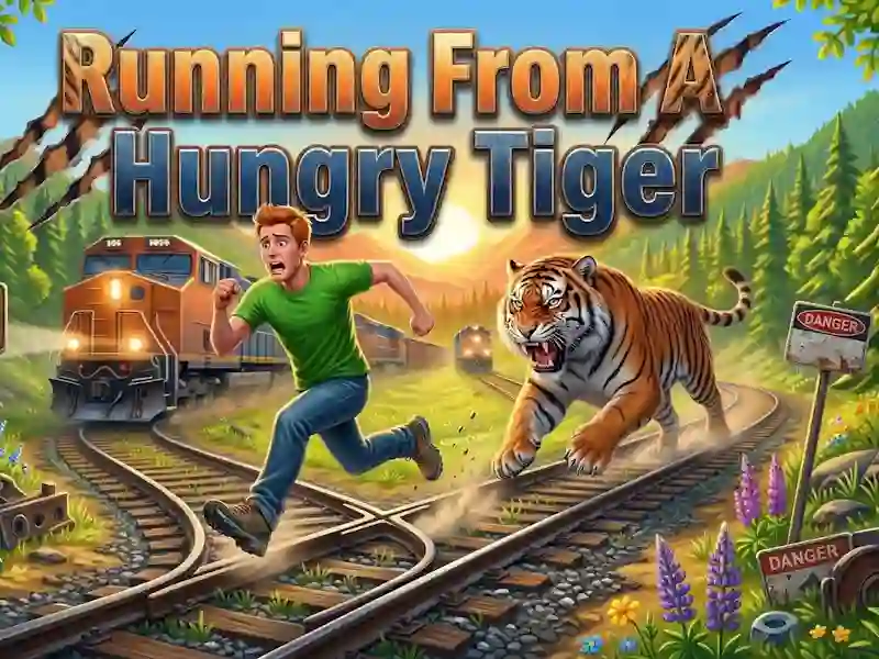 Juego Huyendo de un tigre hambriento en línea