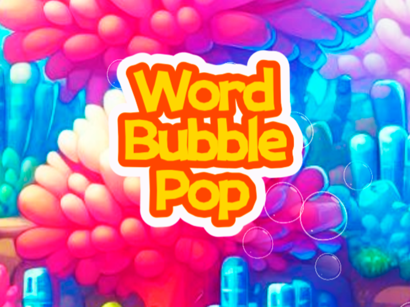 Juego Palabra de burbujas en línea