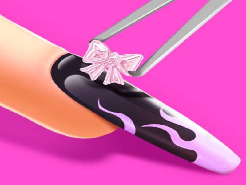 Juego Uña acrílica 3D: juego de arte de uñas en línea