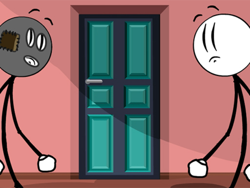 Juego Puertas de stickman e isla en línea