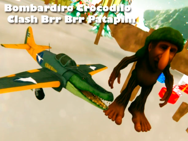 Juego Bombardiro Crocodilo Clash Brr Brr Patapim en línea