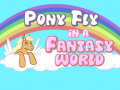 Juego Poni volando en un mundo de fantasía en línea