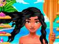 Juego Princesa polinesia: cortes de pelo reales en línea
