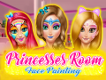 Juego Pintura de cara en la habitación de las princesas en línea