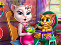 Juego Angela: Alimentar al Infantil en línea