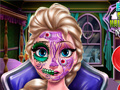 Juego Maquillaje de Halloween Espeluznante de Elsa en línea