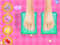 Juego Pedicura Glamourosa de la Reina de Hielo en línea