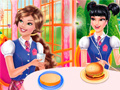 Juego Cocina de Hamburguesas de Princesas en línea