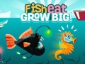 Juego ¡Los peces comen y crecen grandes! en línea