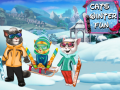 Juego Diversión invernal para gatos en línea