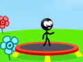 Juego Stickman Trampolín en línea