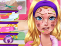 Juego Problema de cara de Barbie heroína en línea