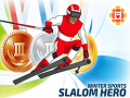 Juego Deportes de invierno: Héroe del slalom en línea