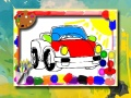 Juego Libro de colorear coches de dibujos animados en línea
