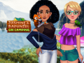 Juego Jazmín y Rapunzel en Camping en línea