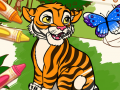 Juego Coloréame Animales de la Jungla en línea