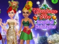 Juego Peinados inspirados en árboles de Navidad en línea